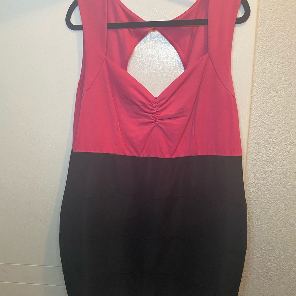 Plus size stretchy dress